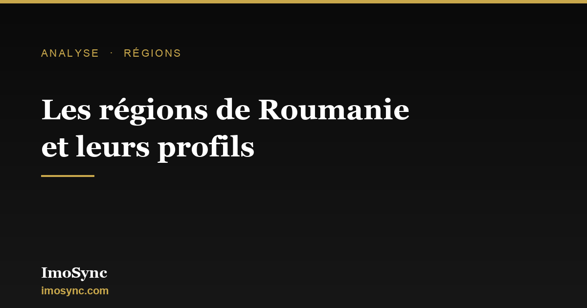 Les meilleures régions pour investir en Roumanie
